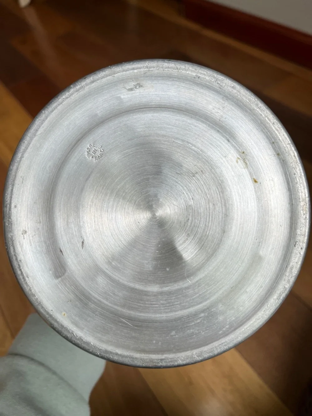 Vintage Perrier Jouet Champagne Bucket Ice Aluminum Silver France